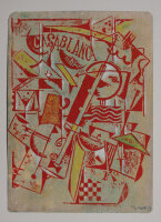 Helmut Patek - ohne Titel - 1993 - Farbholzschnitt