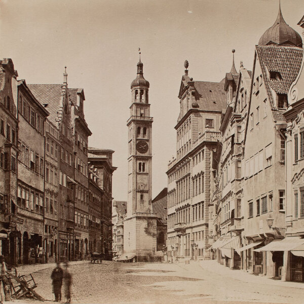 unbekannt - Perlachturm, Augsburg - o.J. - Fotografie, Abzug