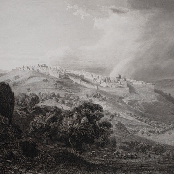 J. Riegel - Jerusalem - o.J. - Kupferstich