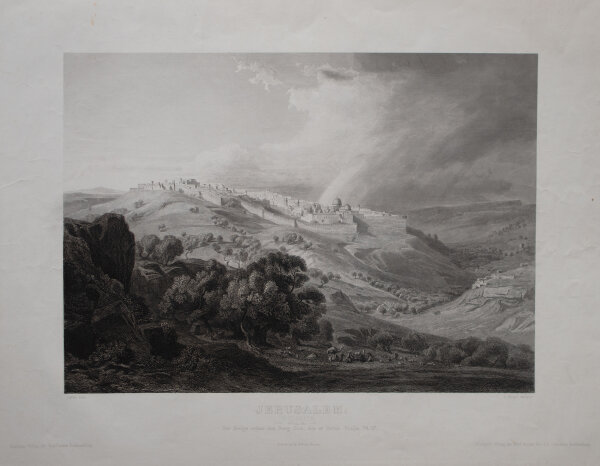 J. Riegel - Jerusalem - o.J. - Kupferstich