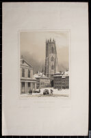 unbekannt - Cathedrale de Fribourg - o.J. - Lithografie