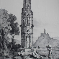 Samuel Prout - Near Godesberg - o.J. - Lithografie auf...