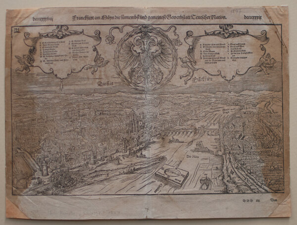 Sebastian Münster - Seite aus: Cosmographia - o.J. - Holzschnitt