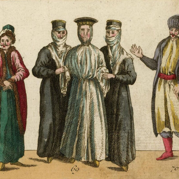 unbekannt - Trachten, Enzyklopädische Bildtafel - o.J. - kolorierter Kupferstich