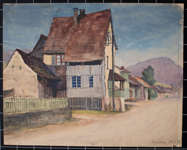 wohl Uli Huber - Boeckten (Böckten) - 1919 - Aquarell