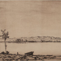 Jakob Weinheimer - Am See - o.J. - Radierung auf...