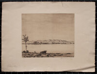 Jakob Weinheimer - Am See - o.J. - Radierung auf...