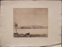 Jakob Weinheimer - Am See - o.J. - Radierung auf Büttenpapier