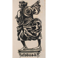 Otto Bartels - Jakobus d. J. - 1926 - Holzschnitt auf...