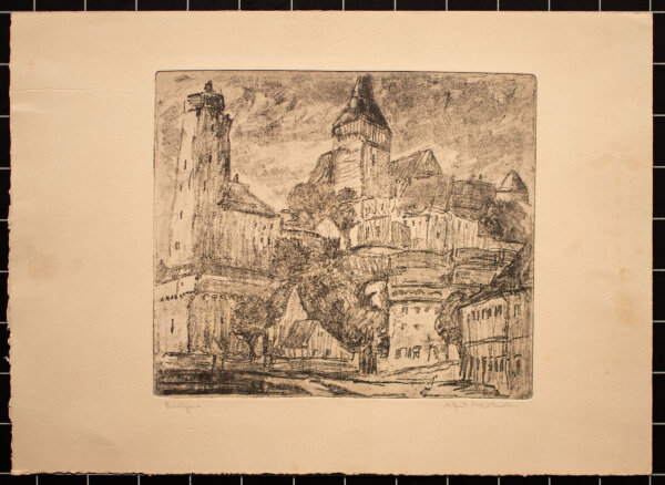 Alfred Markert - Bautzen - o.J. - Vernis mou (Weichgrundätzung)