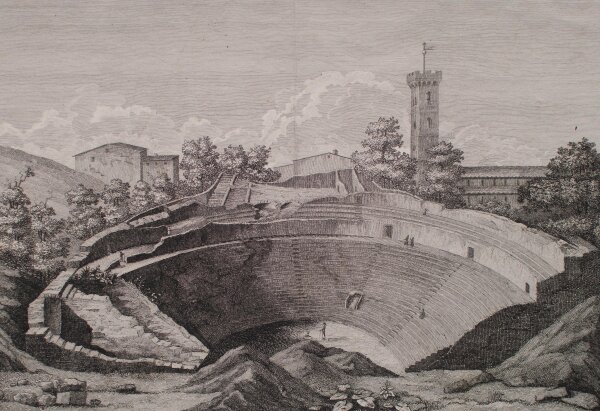 unbekannt - Veduta dell Antico Teatro di Fiesole - o.J. - Kupferstich