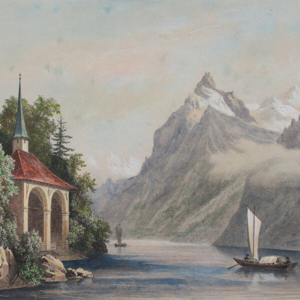 unbekannt - Chapelle de Guillaume Tell (Tellskapelle) - o.J. - colorierte Lithografie