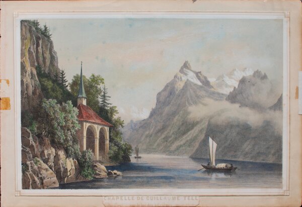 unbekannt - Chapelle de Guillaume Tell (Tellskapelle) - o.J. - colorierte Lithografie