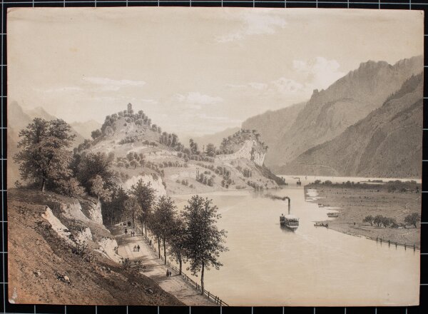 unbekannt - Vierwaldstättersee - o.J. - Farblithografie