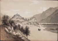 unbekannt - Vierwaldstättersee - o.J. - Farblithografie