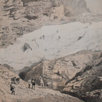 unbekannt - Gletscher - o.J. - Farblithografie
