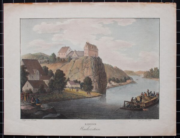 Adolph Friedrich Kunike - Wackerstein - o.J. - Farblithografie