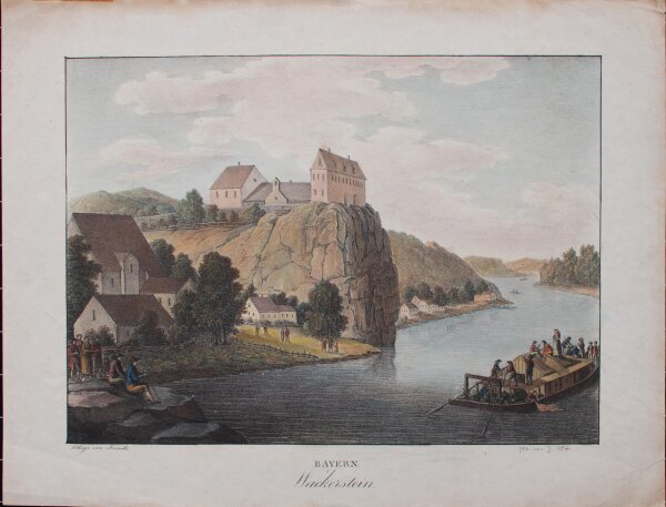 Adolph Friedrich Kunike - Wackerstein - o.J. - Farblithografie