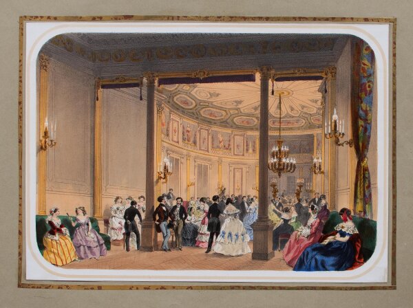 unbekannt - Ballabend - o.J. - Farblithografie