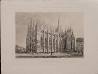 Karl von Siegl - Der Dom zu Mailand - o.J. - Radierung