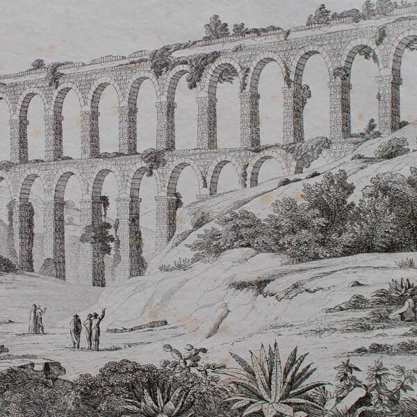 unbekannt - Aquaduct bei Terragona - o.J. - Kupferstich
