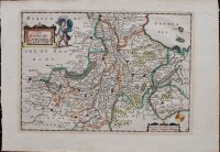 unbekannt - Le Duché de Gveldres - o.J. - Kupferstich mit altem Kolorit