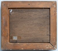 Erich Demmin - Flußlandschaft mit Jäger - o.J. - Öl auf Holz