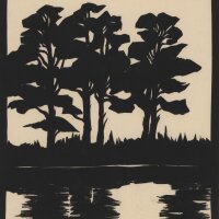 E. Drwenski - Ufer eines schwedischen Sees - o. J. -...