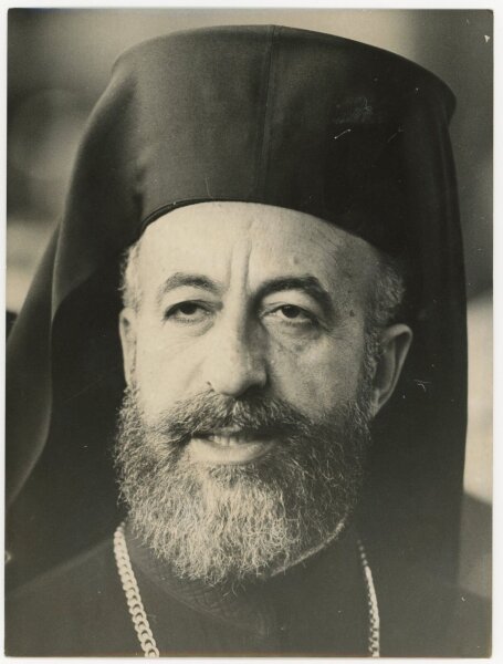 Pressebild-Agentur Schirner - Porträt Erzbischof Makarios, Zypern - 1962 - s/w Fotografie