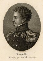 Tobias Falcke - Leopold IV. Friedrich von Anhalt-Dessau - undatiert - Kupferstich