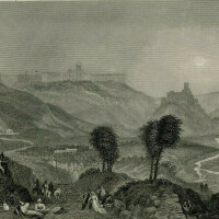 unbekannt - Der Berg Morijah - undatiert - Radierung