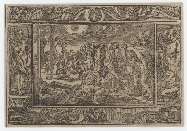 unbekannt - Kreuzigung - o.J. - Holzschnitt