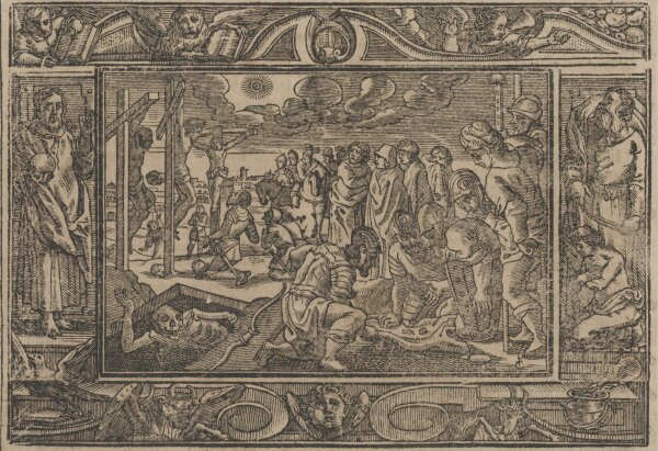 unbekannt - Kreuzigung - o.J. - Holzschnitt