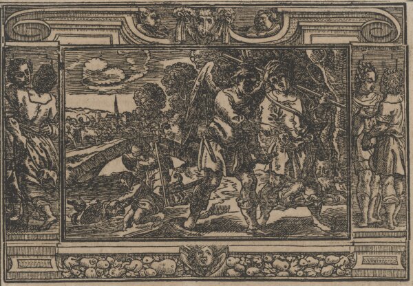 unbekannt - Tobias und der Engel Raphael - o.J. - Holzschnitt