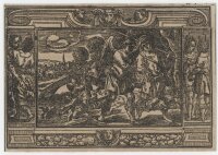 unbekannt - Tobias und der Engel Raphael - o.J. - Holzschnitt