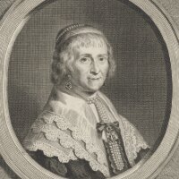 Jacobus Houbraken - Porträt Louise de Coligny...