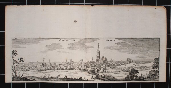 Matthäus Merian - Silvanectum, Senlis - o.J. - Kupferstich