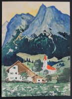 Hans Venter - Obergrainau - 1923 - Aquarell