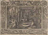 unbekannt - Urteil des Salomon - o.J. - Holzschnitt