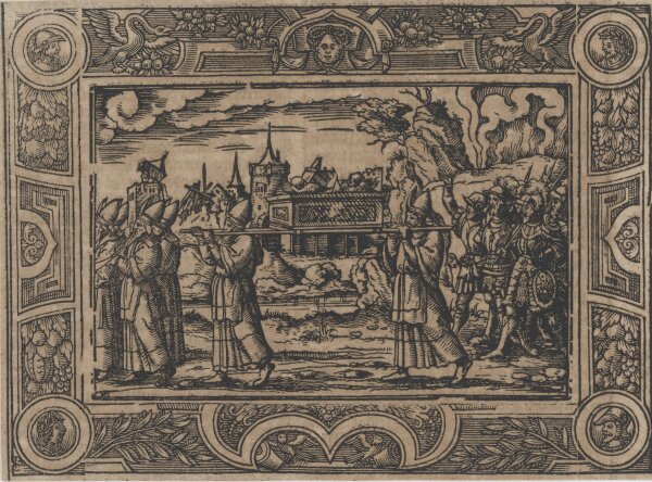 unbekannt - Die Bundeslade - o.J. - Holzschnitt