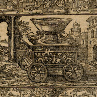 unbekannt - Geräte für den Tempel (Kesselwagen)...