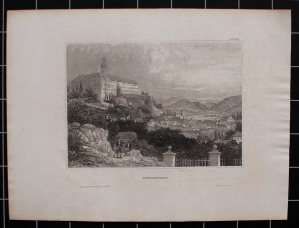 unbekannt - Rudolstadt - o.J. - Stahlstich