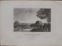 unbekannt - Koenigstein und Lilienstein bei Dresden - o.J. - Stahstich