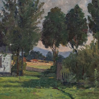Gerda von Freymann-Knispel - Hof in der Landschaft - o.J....