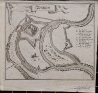 Matthäus Merian - Historische Karte Willstett - o.J. - Kupferstich