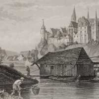 H. Winkler - Meissen, Albrechtsburg - o.J. - Stahlstich