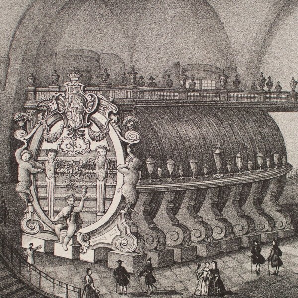 unbekannt - Das Königsteiner Fass - o.J. - Stahlstich