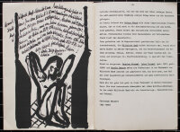 Karla Woisnitza und Sabine Herrmann - Faltheft zu einer Ausstellung - 1988 - Offset nach lithografischen Vorlagen