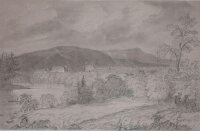 unbekannt - Wechselburg Benediktinerkloster - 1856 - Bleistiftzeichnung