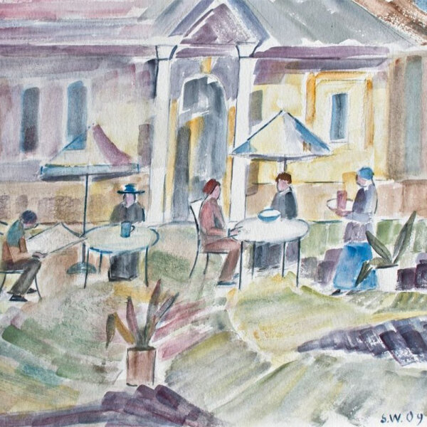 Sonja Wüsten - Bad Harzburg, Parkcafé - 2009 - Aquarell